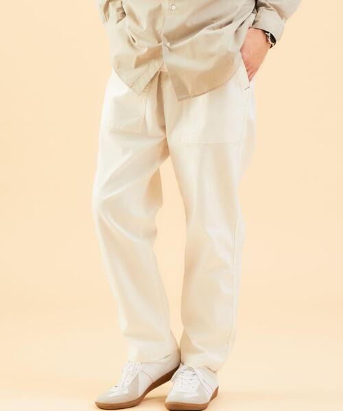 green label relaxing（グリーンレーベルリラクシング）の「★ [ GLR/ lab ] デニムライク イージー パンツ（デニムパンツ・メンズ・ブラック/オフホワイト/ネイビー・XL/S/M/XXL/L）」の2枚目の写真