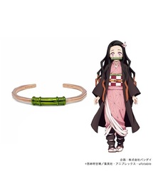 JAM HOME MADE（ジャムホームメイド）の「鬼滅の刃 竈門禰豆子 バンブー バングル シルバー925 ブランド コラボ アクセサリー（バングル/リストバンド・メンズ）」