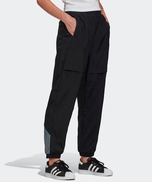 Adidas マルチカラー ナイロンパンツ O 黒 白 赤 青 - メルカリ