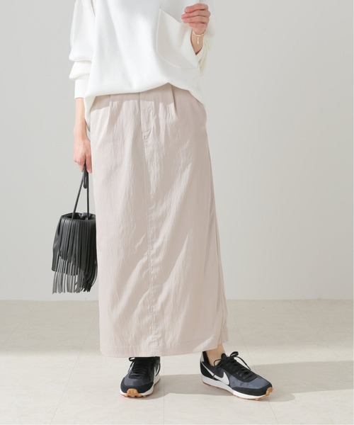 冬バーゲン 特別送料無料 Skirt ストライプスクエアロングスカート Long Square Otoaa オトア Stripe