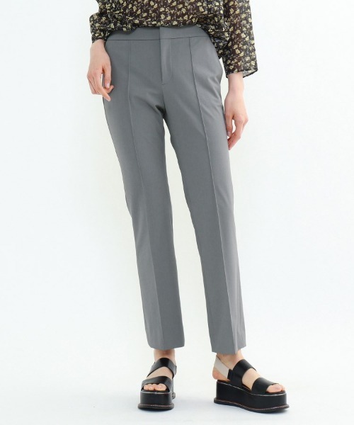 INDIVI（インディヴィ）の「◆「S」【褒められパンツ/AMAZING PANTS/洗える】360°ストレッチテーパードパンツ（その他パンツ・レディース・ライトグレー/ブラック/ライトグリーン/ピンク系/ブルー/チャコールグレー/グリーン・03/05/07）」の3枚目の写真
