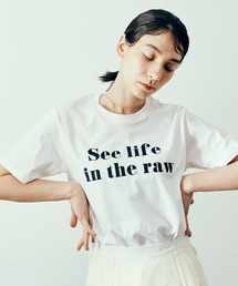 LAYMEE(C~[)See life Tshirt / V[CtTVc(TVc/Jbg\[)
