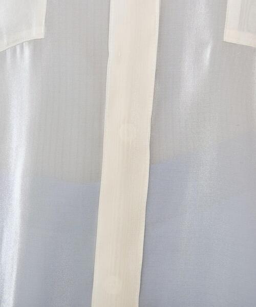 AEWEN MATOPH(イウエン マトフ)の「<AEWEN MATOPH(イウエン マトフ)>オーガンジー シャツ†(シャツ/ブラウス・レディース・オフホワイト/ピンク・FREE)」の7枚目の写真