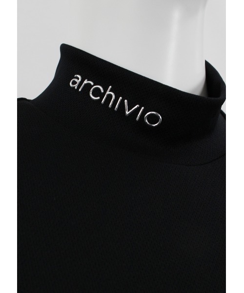 archivio(アルチビオ)の「ゴルフハイネックプル(H)(Tシャツ/カットソー・レディース・ブラック/ホワイト×レッド/ホワイト×グリーン/レッド・L/M/S)」の7枚目の写真