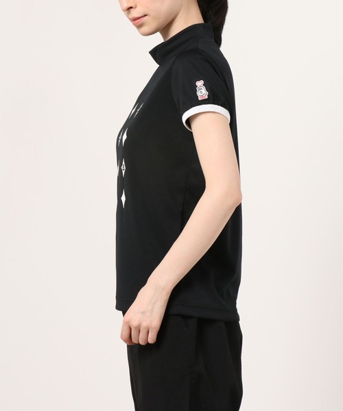 archivio(アルチビオ)の「ゴルフハイネックプル(H)(Tシャツ/カットソー・レディース・ブラック/ホワイト×レッド/ホワイト×グリーン/レッド・L/M/S)」の11枚目の写真