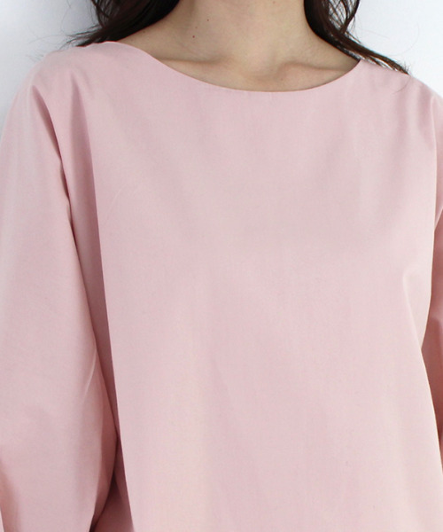 MODE ROBE（モードローブ）の「ラウンドネックタックスリーブトップス（Tシャツ/カットソー・レディース・ホワイト/ベージュ/ピンク・FREE）」の18枚目の写真