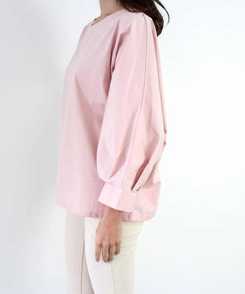 MODE ROBE（モードローブ）の「ラウンドネックタックスリーブトップス（Tシャツ/カットソー・レディース・ホワイト/ベージュ/ピンク・FREE）」の22枚目の写真