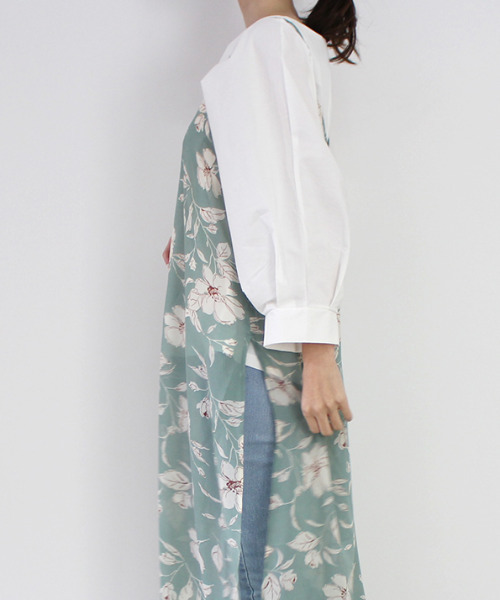 MODE ROBE（モードローブ）の「ラウンドネックタックスリーブトップス（Tシャツ/カットソー・レディース・ホワイト/ベージュ/ピンク・FREE）」の12枚目の写真