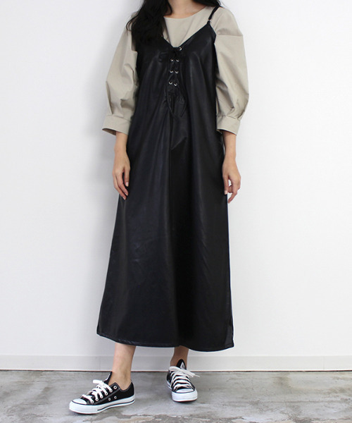 MODE ROBE（モードローブ）の「ラウンドネックタックスリーブトップス（Tシャツ/カットソー・レディース・ホワイト/ベージュ/ピンク・FREE）」の16枚目の写真