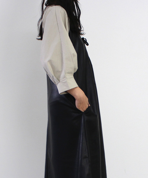 MODE ROBE（モードローブ）の「ラウンドネックタックスリーブトップス（Tシャツ/カットソー・レディース・ホワイト/ベージュ/ピンク・FREE）」の13枚目の写真