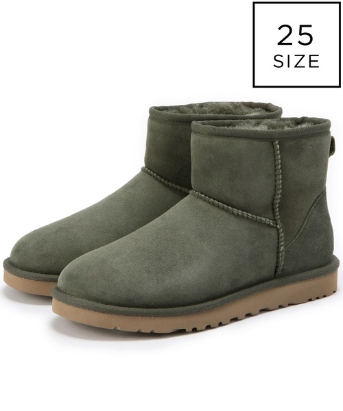 UGG（アグ）の「アグ/UGG Classic MINI（ブーツ・レディース・ネイビー/ベージュ/ブラック/オリーブ・8/6/7）」の3枚目の写真