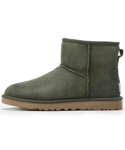 UGG（アグ）の「アグ/UGG Classic MINI（ブーツ・レディース・ネイビー/ベージュ/ブラック/オリーブ・8/6/7）」の13枚目の写真