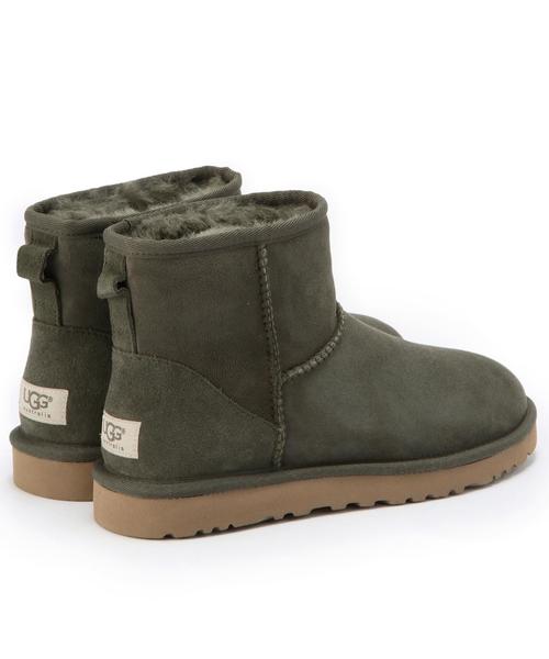 UGG（アグ）の「アグ/UGG Classic MINI（ブーツ・レディース・ネイビー/ベージュ/ブラック/オリーブ・8/6/7）」の10枚目の写真