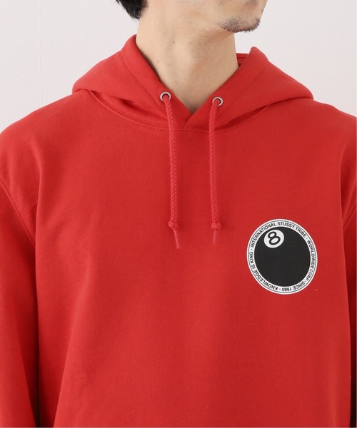 STUSSY(ステューシー)の「【STUSSY / ステューシー】8 Ball Dotフーディー(パーカー・メンズ・ブラック/グレー/レッド・MEDIUM/LARGE)」の7枚目の写真