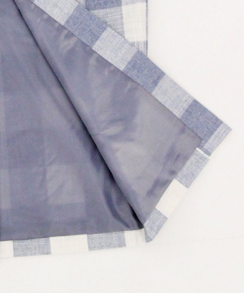 JENNE（ジェンヌ）の「リネン混チェックペンシルスカート（スカート・レディース・ネイビー/ピンク/ブルー・SMALL/MEDIUM/LARGE）」の9枚目の写真