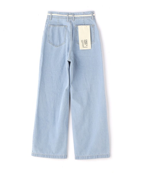 FREE'S MART（フリーズマート）の「【Sシリーズ対応】ベルト付きセンターシームワイドデニム（その他パンツ・レディース・パープル/ホワイト系その他/ブルー系その他3・MEDIUM/SMALL）」の18枚目の写真