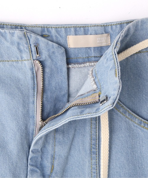 FREE'S MART（フリーズマート）の「【Sシリーズ対応】ベルト付きセンターシームワイドデニム（その他パンツ・レディース・パープル/ホワイト系その他/ブルー系その他3・MEDIUM/SMALL）」の20枚目の写真
