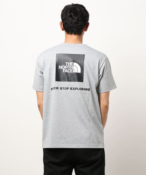 THE NORTH FACE（ザノースフェイス）の「BACKSQAR LOGO T（Tシャツ/カットソー・メンズ・ブラック/ホワイト/グレー・LARGE/MEDIUM/X-LARGE）」の6枚目の写真