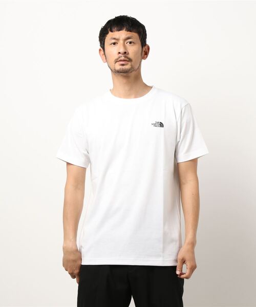 THE NORTH FACE（ザノースフェイス）の「BACKSQAR LOGO T（Tシャツ/カットソー・メンズ・ブラック/ホワイト/グレー・LARGE/MEDIUM/X-LARGE）」の4枚目の写真
