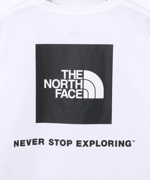 THE NORTH FACE（ザノースフェイス）の「BACKSQAR LOGO T（Tシャツ/カットソー・メンズ・ブラック/ホワイト/グレー・LARGE/MEDIUM/X-LARGE）」の10枚目の写真
