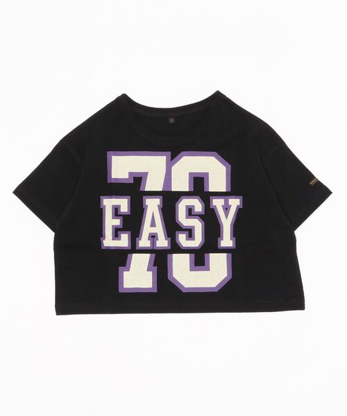 BIG FIELD（ビッグフィールド）の「カレッジプリントTシャツ（80～150cm）（Tシャツ/カットソー・キッズ・ネイビー/ラベンダー/ライトピンク/ブラック/ホワイト・150/80/120/140/110/130/100/95/90）」の3枚目の写真