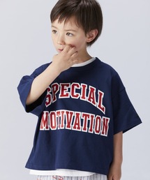 BIG FIELD | カレッジプリントTシャツ（80～150cm）(Tシャツ/カットソー)