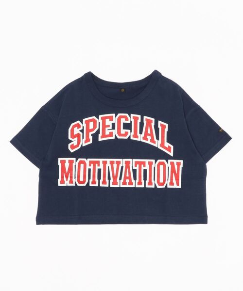 BIG FIELD（ビッグフィールド）の「カレッジプリントTシャツ（80～150cm）（Tシャツ/カットソー・キッズ・ネイビー/ラベンダー/ライトピンク/ブラック/ホワイト・150/80/120/140/110/130/100/95/90）」の8枚目の写真