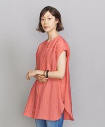 BEAUTY&YOUTH UNITED ARROWS | BY レーヨンナイロン フレンチスリーブシャツ(シャツ/ブラウス)