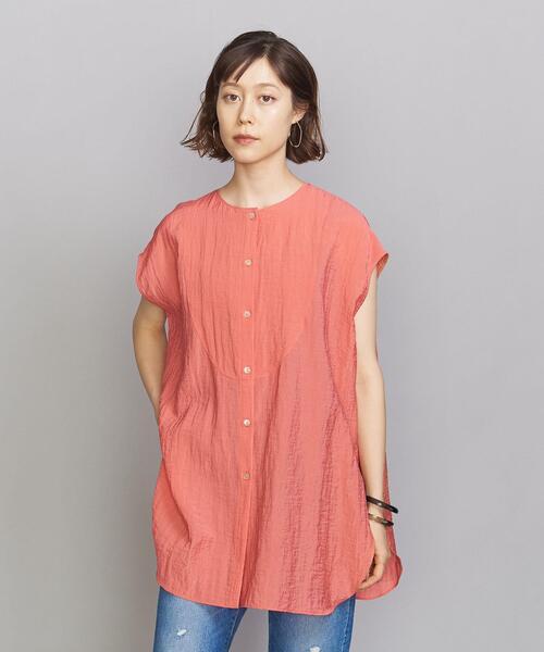 BEAUTY&YOUTH UNITED ARROWS(ビューティーアンドユースユナイテッドアローズ)の「BY レーヨンナイロン フレンチスリーブシャツ(シャツ/ブラウス・レディース・ホワイト/ベージュ/ピンク/その他3・FREE)」の13枚目の写真