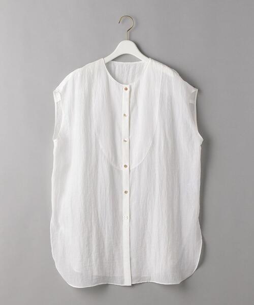 BEAUTY&YOUTH UNITED ARROWS(ビューティーアンドユースユナイテッドアローズ)の「BY レーヨンナイロン フレンチスリーブシャツ(シャツ/ブラウス・レディース・ホワイト/ベージュ/ピンク/その他3・FREE)」の21枚目の写真