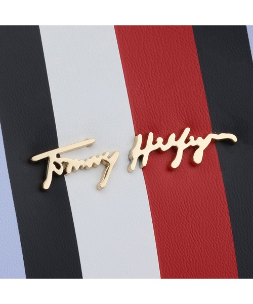 TOMMY HILFIGER(トミーヒルフィガー)の「シグネチャーロゴトートバッグ(トートバッグ・レディース・ホワイト/ブルー・FREE)」の12枚目の写真