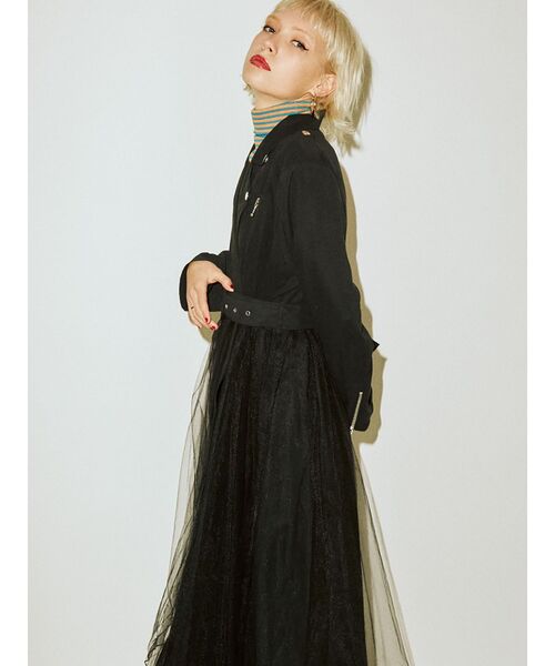 jouetie(ジュエティ)の「長袖ワンピース(ワンピース・レディース・ブラック・MEDIUM)」の4枚目の写真