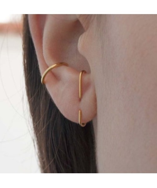 KONVINI（コンビニ）の「【ALP 】Sラウンドピアス（ピアス（両耳用