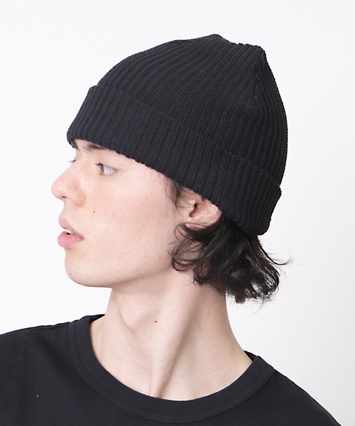 THE BAREFOOT（ベアフット）の「【 DESERT MILLS / デザートミルズ 】 # ニットキャップ ニット帽 USA CTN AZE（ニットキャップ/ビーニー・メンズ・ネイビー/ブラック・FREE）」の2枚目の写真