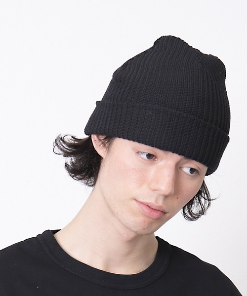 THE BAREFOOT（ベアフット）の「【 DESERT MILLS / デザートミルズ 】 # ニットキャップ ニット帽 USA CTN AZE（ニットキャップ/ビーニー・メンズ・ネイビー/ブラック・FREE）」の4枚目の写真