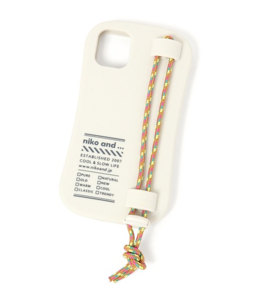 オリジナルニコロゴシリコンコードスマホケース Iphone11