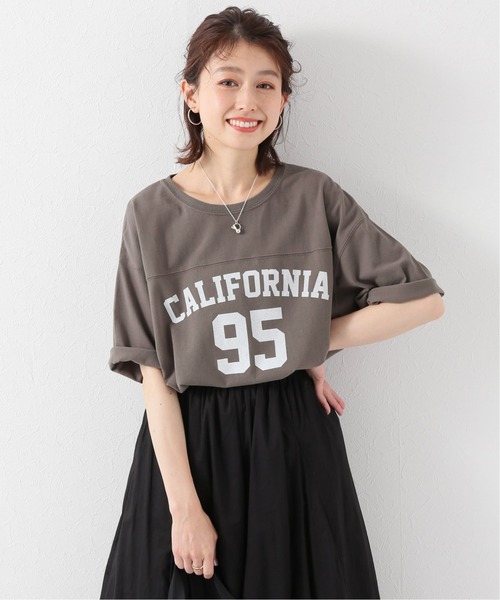 Simplicite(サンプリシテ)の「ナンバリングTEE◆(Tシャツ/カットソー・レディース・チャコールグレー/アイボリー/ベージュ・FREE)」の20枚目の写真