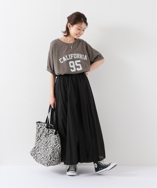 Simplicite(サンプリシテ)の「ナンバリングTEE◆(Tシャツ/カットソー・レディース・チャコールグレー/アイボリー/ベージュ・FREE)」の21枚目の写真