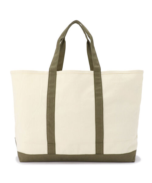 MANASTASH（マナスタッシュ）の「MANASTASH/マナスタッシュ　TOTE BAG　トートバッグ（トートバッグ・メンズ・オリーブ/ナチュラル・FREE）」の8枚目の写真