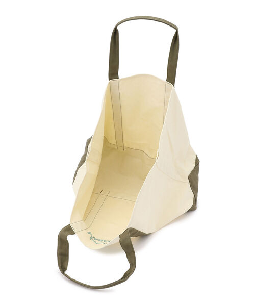 MANASTASH（マナスタッシュ）の「MANASTASH/マナスタッシュ　TOTE BAG　トートバッグ（トートバッグ・メンズ・オリーブ/ナチュラル・FREE）」の10枚目の写真