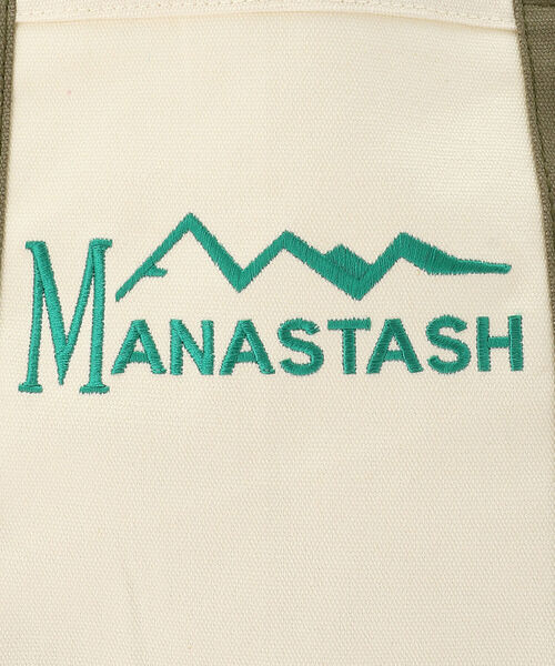 MANASTASH（マナスタッシュ）の「MANASTASH/マナスタッシュ　TOTE BAG　トートバッグ（トートバッグ・メンズ・オリーブ/ナチュラル・FREE）」の12枚目の写真