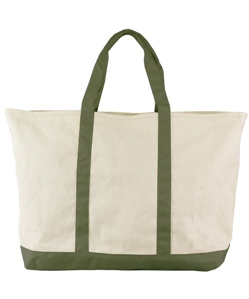 MANASTASH（マナスタッシュ）の「MANASTASH/マナスタッシュ　TOTE BAG　トートバッグ（トートバッグ・メンズ・オリーブ/ナチュラル・FREE）」の3枚目の写真