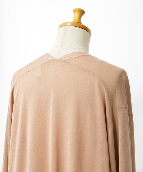 AS KNOW AS de base（アズノゥアズドゥバズ）の「ベーシックハオーリー（カーディガン/ボレロ・レディース・オフホワイト/ブラック/グリーン/ピンクベージュ・FREE）」の5枚目の写真