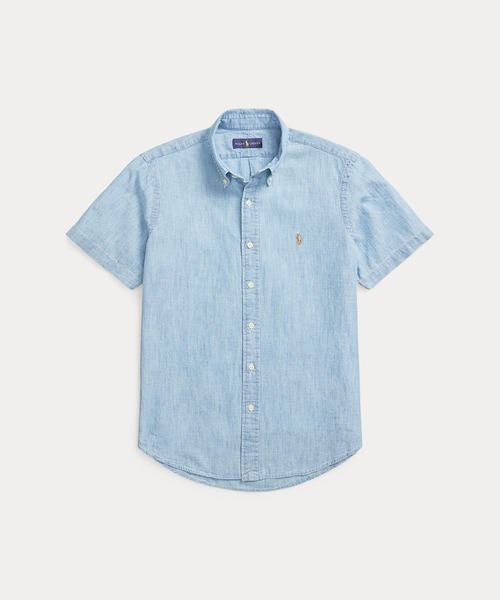 POLO RALPH LAUREN(ポロ ラルフ ローレン)の「クラシック フィット シャンブレー シャツ(シャツ/ブラウス・メンズ・ブルー・S/M/XS/XXL/L/XL)」の2枚目の写真