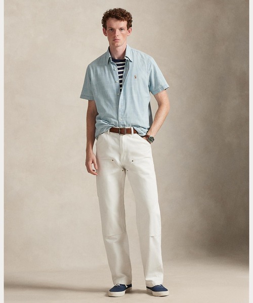 POLO RALPH LAUREN(ポロ ラルフ ローレン)の「クラシック フィット シャンブレー シャツ(シャツ/ブラウス・メンズ・ブルー・S/M/XS/XXL/L/XL)」の3枚目の写真