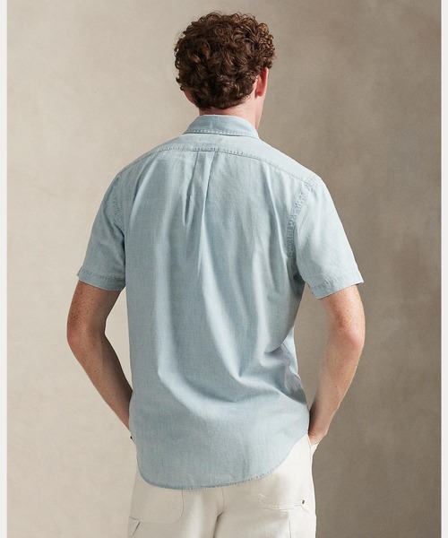 POLO RALPH LAUREN(ポロ ラルフ ローレン)の「クラシック フィット シャンブレー シャツ(シャツ/ブラウス・メンズ・ブルー・S/M/XS/XXL/L/XL)」の4枚目の写真