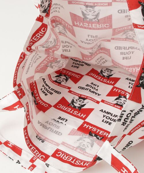 HYSTERIC GLAMOUR（ヒステリックグラマー）の「SEE NO EVIL トート（トートバッグ・メンズ・レッド/グリーン・FREE）」の7枚目の写真