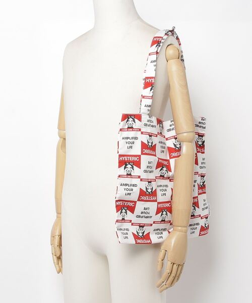 HYSTERIC GLAMOUR（ヒステリックグラマー）の「SEE NO EVIL トート（トートバッグ・メンズ・レッド/グリーン・FREE）」の8枚目の写真