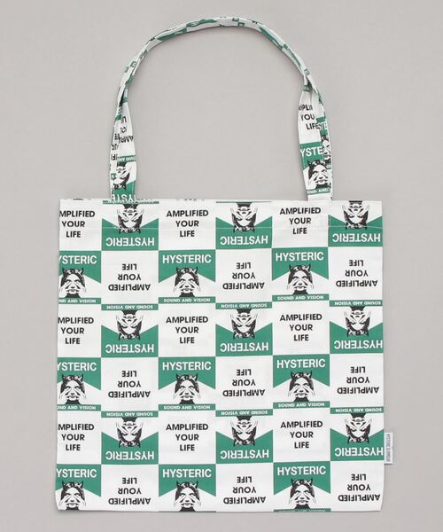 HYSTERIC GLAMOUR（ヒステリックグラマー）の「SEE NO EVIL トート（トートバッグ・メンズ・レッド/グリーン・FREE）」の3枚目の写真