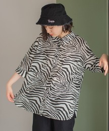 repipi armario | ゼブラガラゴブソデシャツ(シャツ/ブラウス)